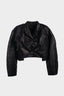 OVERSIZED ROUNDED SHOULDERS BLAZER IN NYLON