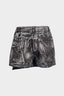 ASYMMETRIC SKORT IN SELVEDGE DENIM