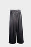 LOW-WAISTED WIDE TROUSERS IN WORSTED WOOL