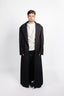 MAXI FLOOR-GRAZING COAT IN MELTON WOOL