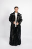 MAXI FLOOR-GRAZING COAT IN CALF HAIR