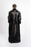 MAXI FLOOR-GRAZING COAT IN CALF HAIR