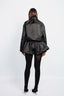 OVERSIZED ROUNDED SHOULDERS BLAZER IN NYLON