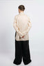 OVAL-FLATTENED SIDE FORMAL SHIRT IN COTTON POPLIN