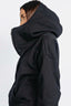 PANELLED ZIP HOODIE IN PIMA COTTON