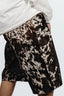 OVERSIZED DROPPED-CROTCH SHORTS IN CALF HAIR