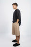 WIDE-LEG SHORTS IN LINEN