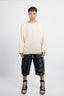 OVERSIZED DROPPED-CROTCH SHORTS IN SELVEDGE DENIM