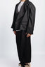 OVERSIZED DOUBLE-BREASTED BLAZER IN WORSTED WOOL