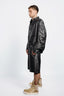 OVERSIZED COCOON-SHAPED JACKET IN CALFSKIN